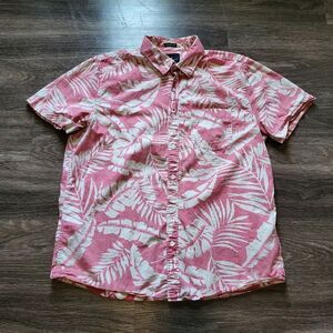 American Eagle Outfitters AEO Seriously Soft Hawaiian Button Up Shirt Large